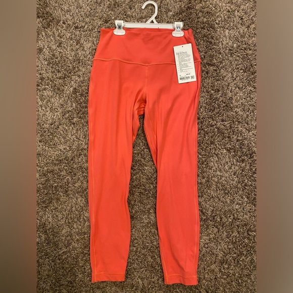 Lululemon align HR leggings 25” in color pale raspberry size 10 - Picture 1 of 5